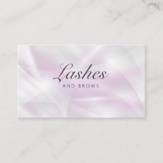 Beauty Salon Lashes and Brows Business Card Visitkort