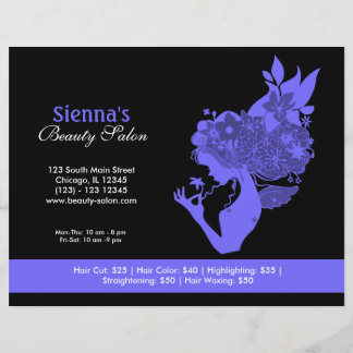 Beauty Salon (Light Slate Blue) Reklamblad