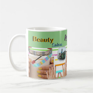 Beauty Salon LYCKLIG NAGEL Cust. Textikaffe Mugg