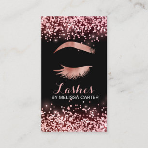 Beauty Salon Makeup Artist Brows Lash Extensions Visitkort