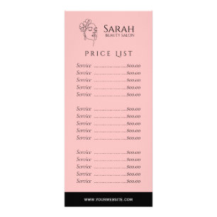 Beauty salon reklamkort