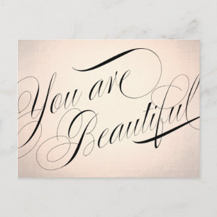 Beauty Salon ro Guld Vykort