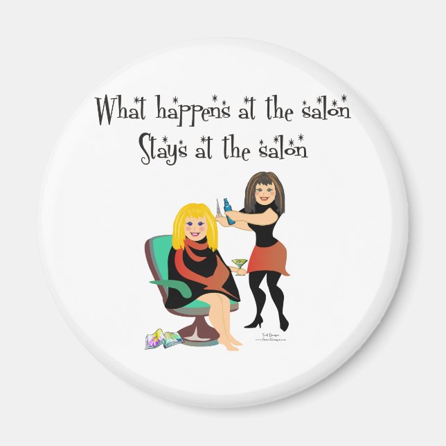 Beauty Salon Secrets Magnet (Framsidan)