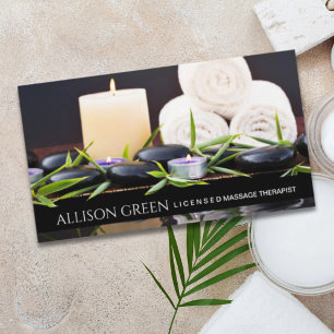 Beauty Salon SPA Aromaterapi Massage Salon Visitkort