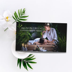 Beauty Salon SPA Aromaterapi Massage Salon Visitkort