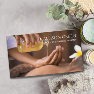 Beauty Salon SPA Aromaterapi Massage Salon Visitkort