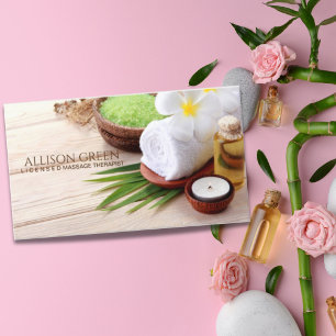 Beauty Salon SPA Aromaterapi Massage Salon Visitkort