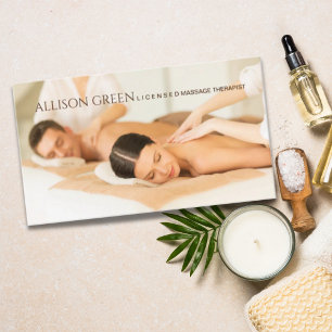 Beauty Salon SPA Aromaterapi Massage Salon Visitkort
