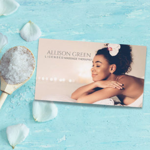 Beauty Salon SPA Aromaterapi Massage Salon Visitkort