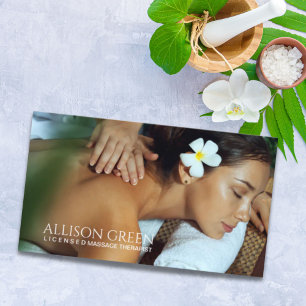 Beauty Salon SPA Aromaterapi Massage Salon Visitkort
