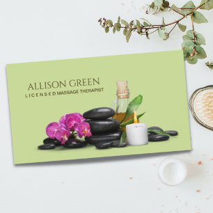 Beauty Salon SPA Aromaterapi Massage Salon Visitkort