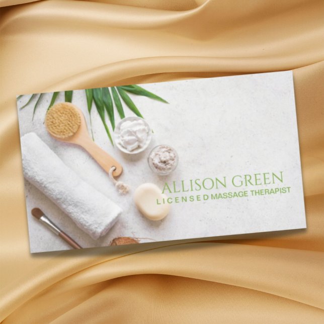 Beauty Salon SPA Aromaterapi Massage Salon Visitkort (Beauty Salon SPA Aromatherapy Massage Salon Business Card)