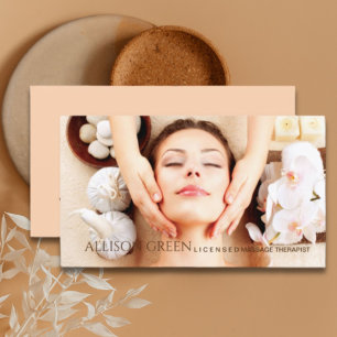 Beauty Salon SPA Aromaterapi Massage Salon Visitkort