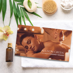 Beauty Salon SPA Aromaterapi Massage Salon Visitkort