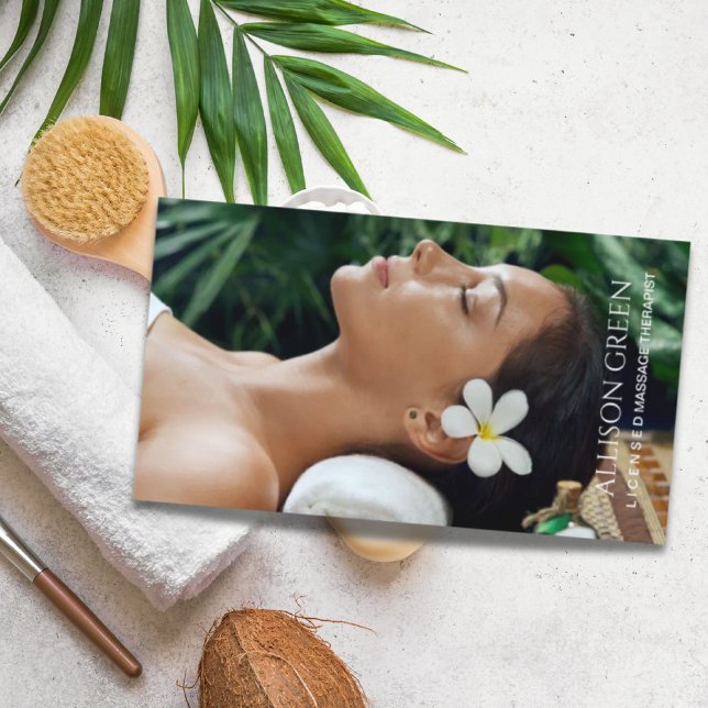 Beauty Salon SPA Aromaterapi Massage Salon Visitkort (Beauty Salon SPA Aromatherapy Massage Salon Business Card)