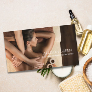 Beauty Salon SPA Aromaterapi Massage Salon Visitkort