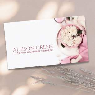 Beauty Salon SPA Aromaterapi Massage Salon Visitkort
