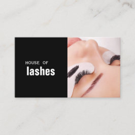 Beauty Salon Spa Lash Brows Visitkort