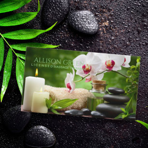 Beauty Salon SPA-massage Salon Aromaterapi Visitkort