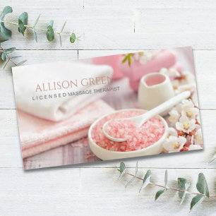 Beauty Salon SPA-massage Salon Aromaterapi Visitkort