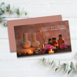 Beauty Salon SPA-massage Salon Aromaterapi Visitkort