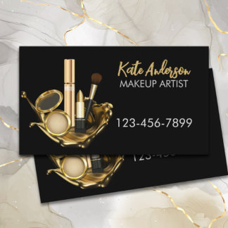 Beauty Salon Stylist Makeup Artist Cosmetolog Visitkort