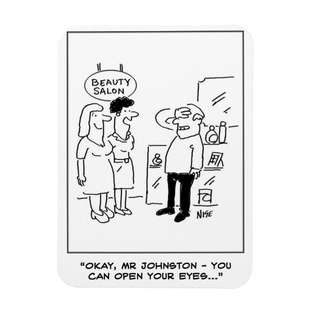 Beauty Salon Surprise Magnet (Vertikal)