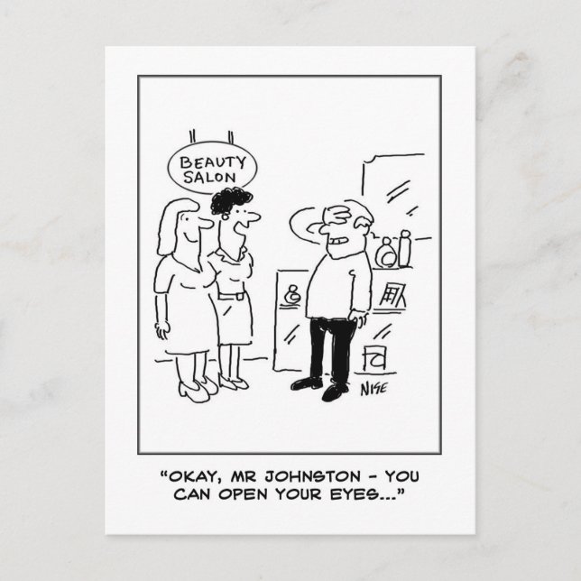 Beauty Salon Surprise Vykort (Framsida)