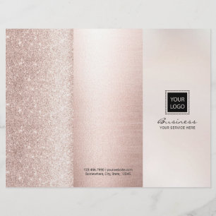 Beauty Salon Tri-fold  Ro, lyx