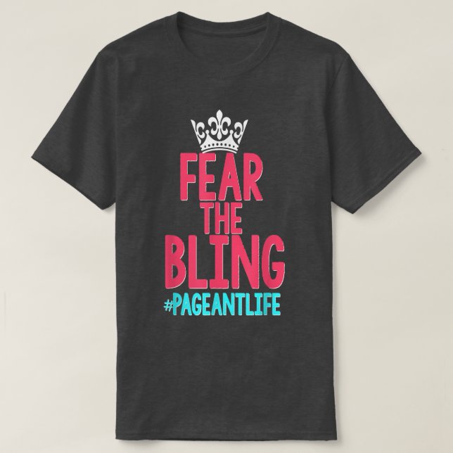Beauty Skönhetstävling Shirt Glitz Daughn Mamma Fu T (Design framsida)