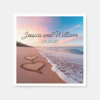 Beauty sommar Bröllop Pappersservett