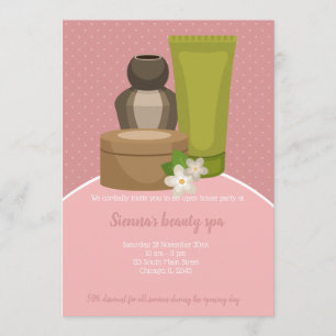 Beauty Spa Salon Inbjudningar