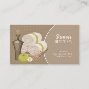 Beauty Spa Salon Visitkort