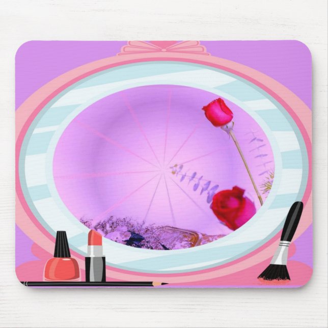 Beauty Spegel Mousepad Musmatta (Framsidan)