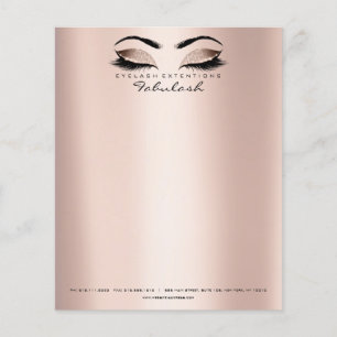 Beauty Studio Lash Makeup Stylist Artist Flygblad