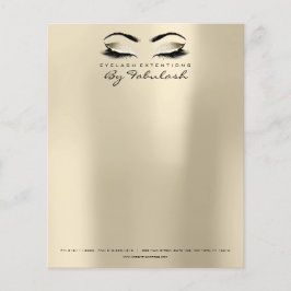 Beauty Studio Lash Makeup Stylist Champaigne Flygblad