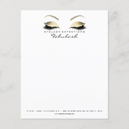 Beauty Studio Lash Makeup Stylist Eyebrows Flygblad