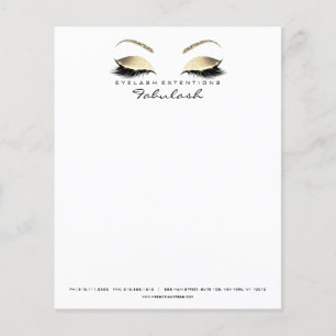 Beauty Studio Lash Makeup Stylist Eyebrows Flygblad