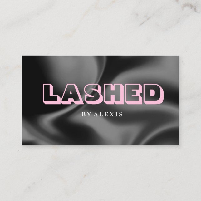Beauty Studio Lashed Business Card Visitkort (Framsida)
