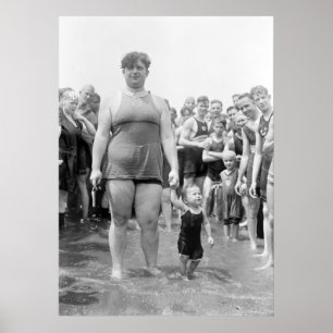 Beauty Tävling på tidalbäckenet 1919 Poster