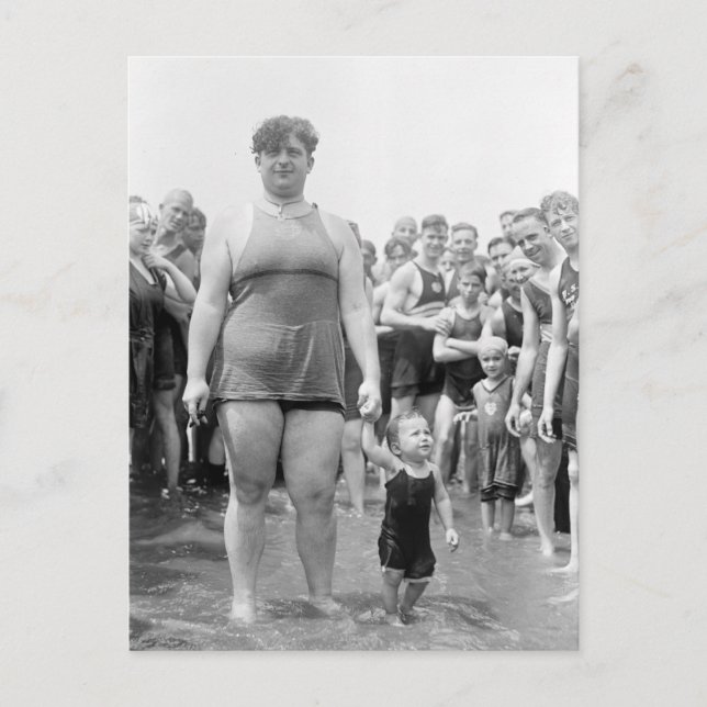 Beauty Tävling på tidalbäckenet 1919 Vykort (Framsida)