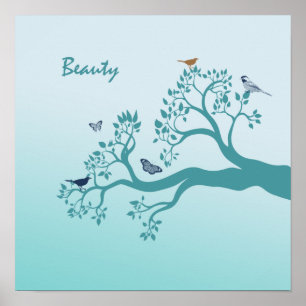Beauty Träd Gren Poster
