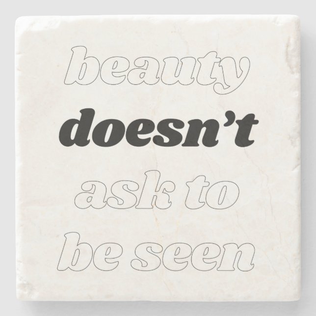 Beauty Underlägg inte Marble Stone (Framsidan)