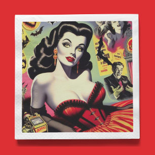 Beauty Vampire Pin-up Pappersservett