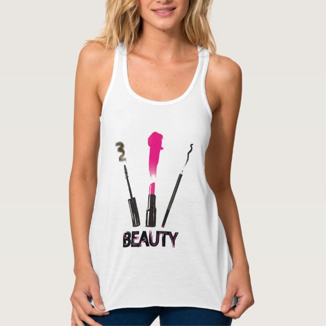Beauty Verktyg Linne Med Racerback (Framsida)
