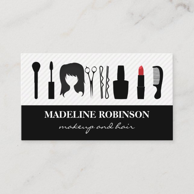 Beauty Verktyg Tidsbeställning Kort (Framsida)