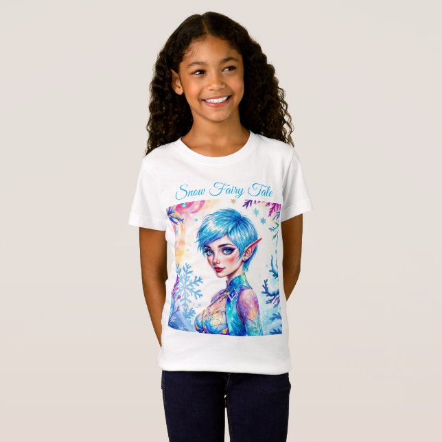 Beauty vinterelf-anchanted frost Queen art T Shirt (Hel framsida)