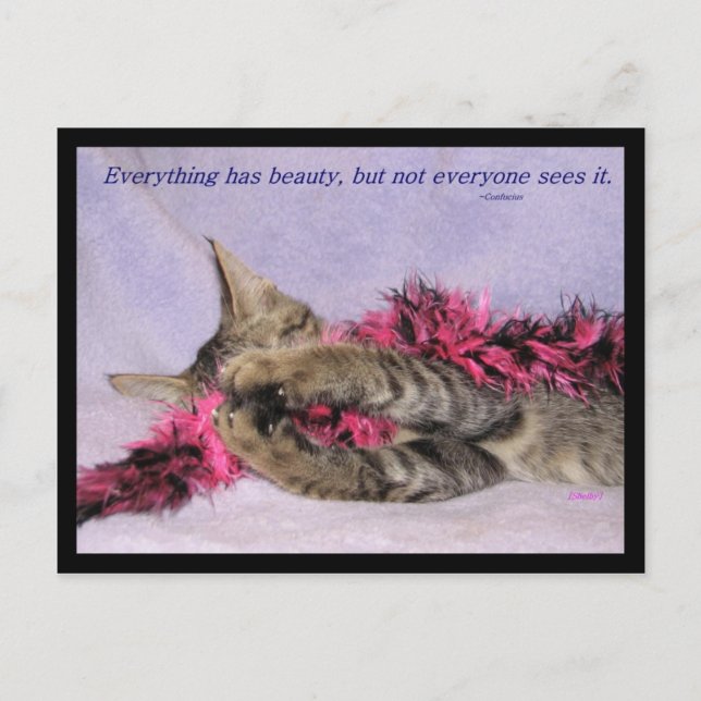 Beauty-vykort Vykort (Framsida)