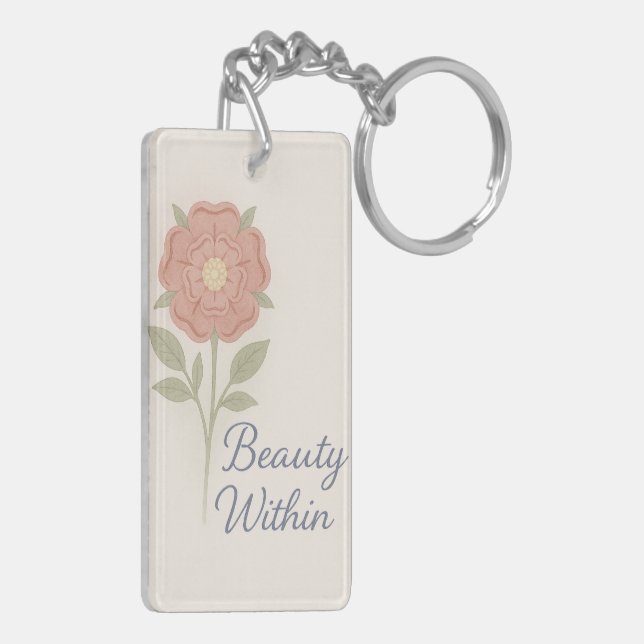 Beauty Within — Key chain (Vänster Baksida)