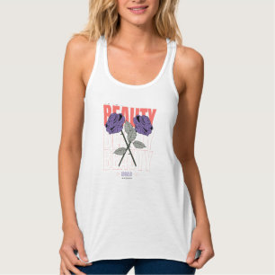 Beauty World Shirt - Gothic Ro Aesthetic Design Linne Med Racerback